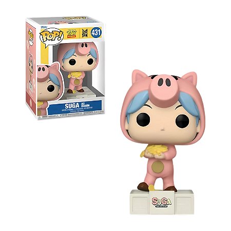 Funko Pop BTS Suga Como Hamm 431 - Colecionável Oficial Toy Story