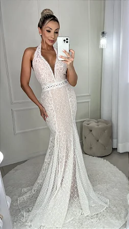 Vestido de Noiva e Casamento Civil - Jessie