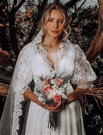 vestido guipir doce maria