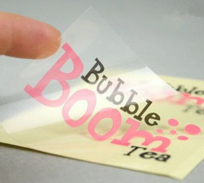 Adesivo Transparente Personalizado