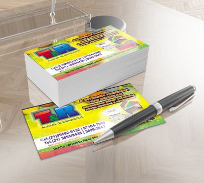 Cartão de Visita Tradicional Personalizado