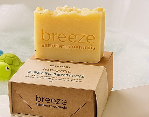 Sabonete natural infantil e peles sensíveis 90g