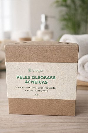 Sabonete artesanal Peles Oleosas e Acneicas 90g