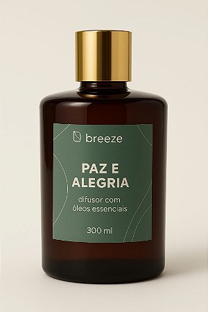 Difusor de ambiente com óleos essenciais Paz e Alegria - 300ml