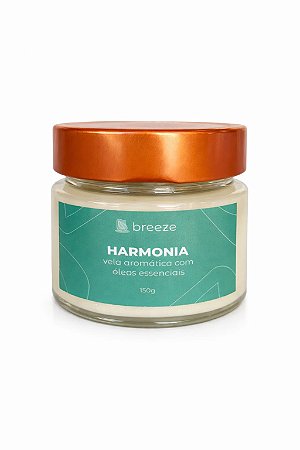 Vela aromática com óleos essenciais Harmonia 150g