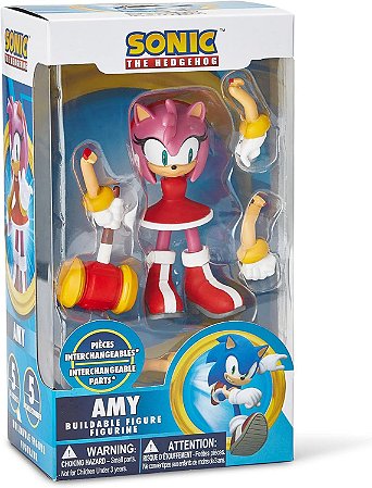 Boneco Sonic The Hedgehog Action Figure Montável 10cm - 4G SHOP