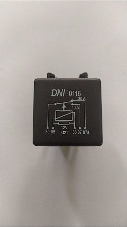 RELÉ AUXILIAR DE 5 PINOS 12V DNI0116