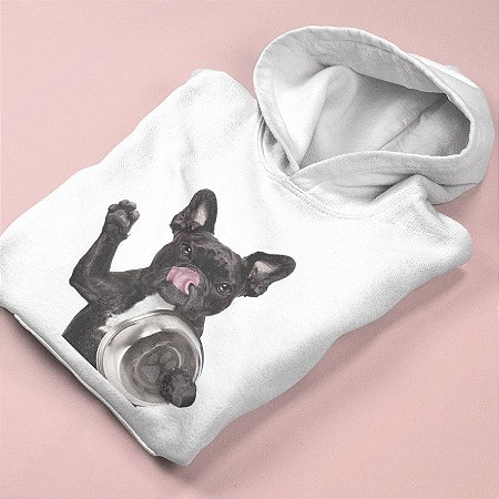 moletom com capuz pug