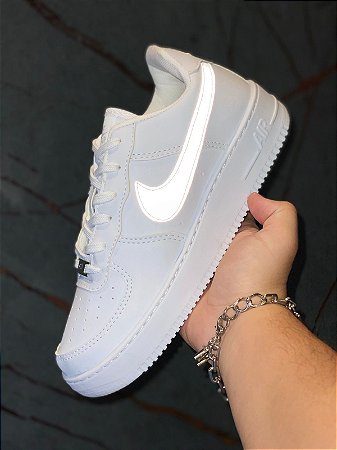 Nike Air Force Branco Refletivo