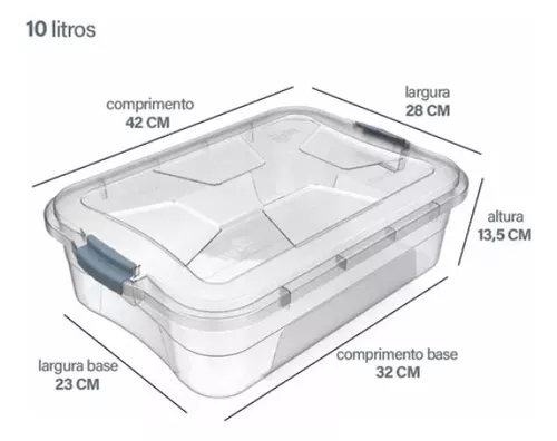 Caixa Organizadora 10 LITROS