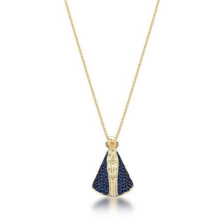 Colar com pingente Nossa Senhora Aparecida