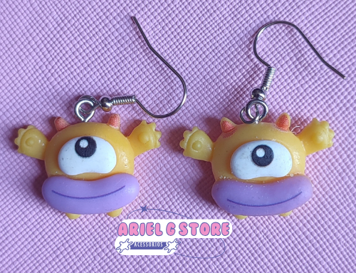 Brinco Alien Amarelo