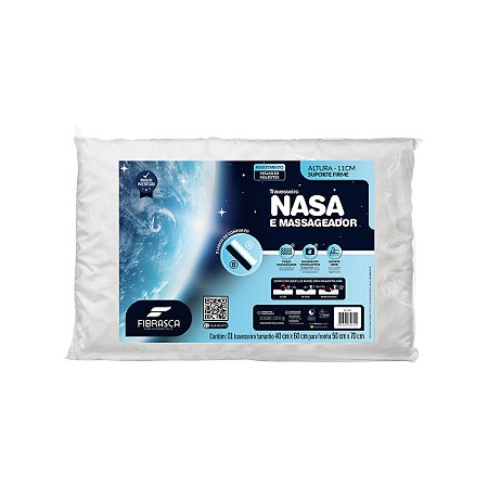 Travesseiro Nasa e Massageador - FIBRASCA