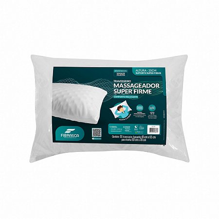 Travesseiro Massageador Super Firme Conforto Relaxante - Fibrasca