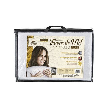 Travesseiro Favos de Mel Plus - Fibrasca