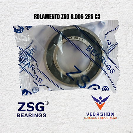 Rolamento ZSG 6.005 2RS C3