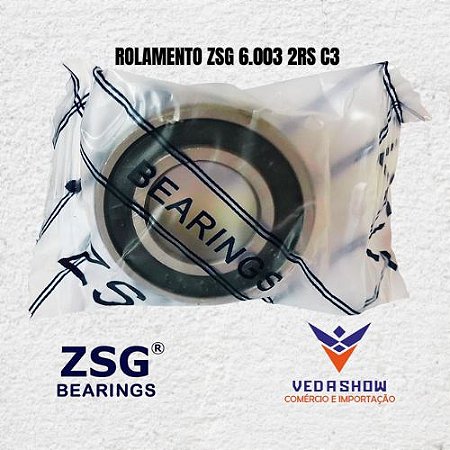 Rolamento ZSG 6.003 2RS C3