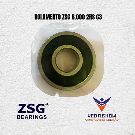 Rolamento ZSG 6.000 2RS C3