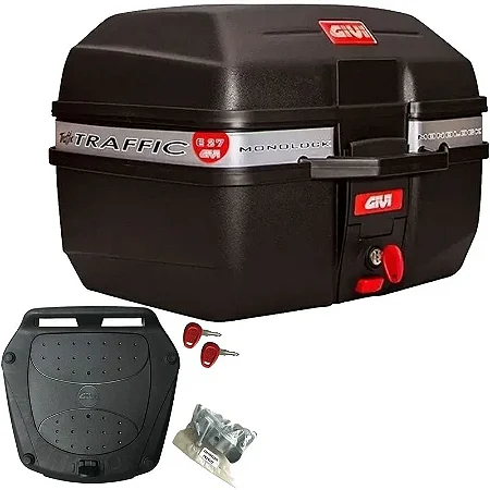 Baú Bauleto Moto Traffic 27 Litros Monolock Universal - Givi