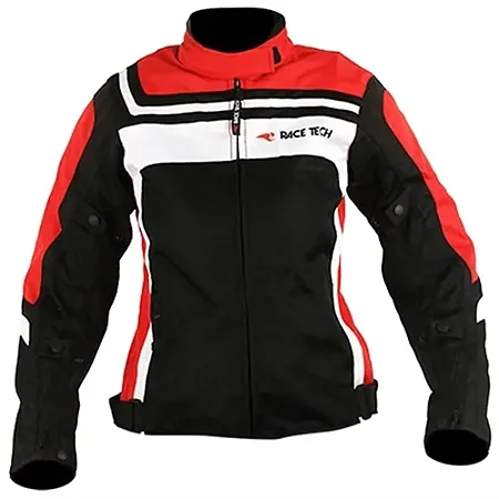 Jaqueta Race Tech Ímola Air Lady Preta/Vermelha - Feminina Tam: P