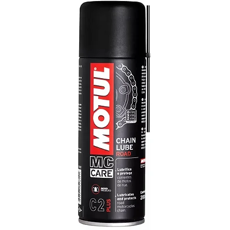 Spray Graxa P/ Corrente Motul C2 Plus Chain Lube Road (200ml)