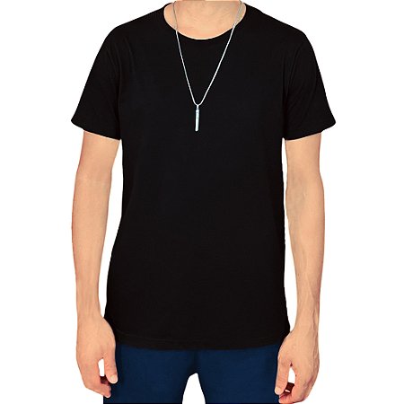 CAMISETA MASCULINA BASICA 100%ALGODÂO FIO 30.1 PENTEADO