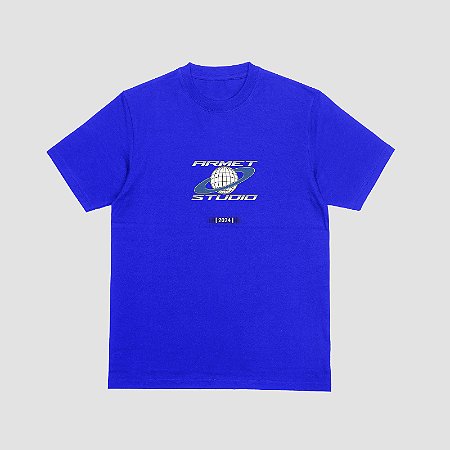 Camiseta ARMET STUDIO "globo" azul
