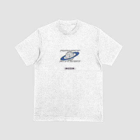 Camiseta ARMET STUDIO "globo" branco