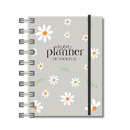 Planner Devocional Bellis Cinza