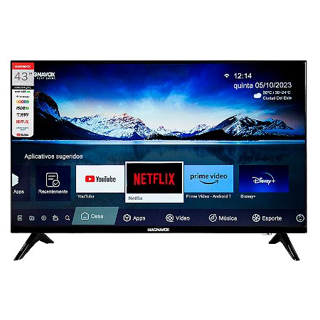 Smart TV FHD 43"  MAGNAVOX
