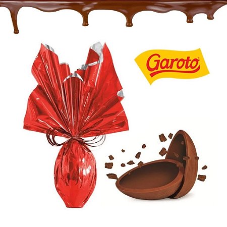 Ovo de Páscoa Ao Leite Chocolate Premium Garoto 250g Ovos de Páscoa Barato Envio Rápido Premium