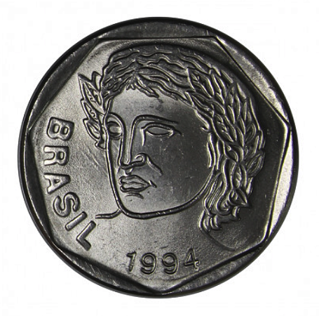 Moeda de 25 centavos de Real de 1994 Soberba