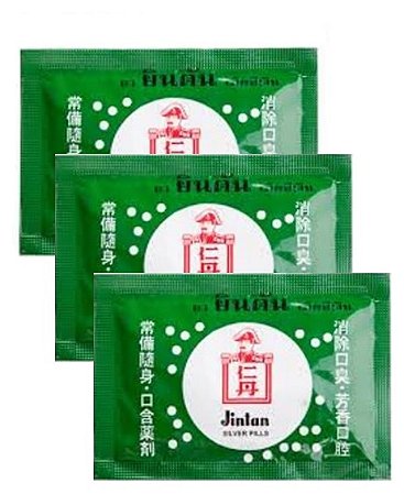 Kit C/ 3 Jintan..pilulas Japonesa Para Um Hálito Refrescante