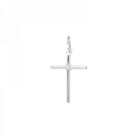 Pingente Cruz Fio Nó em Prata 925