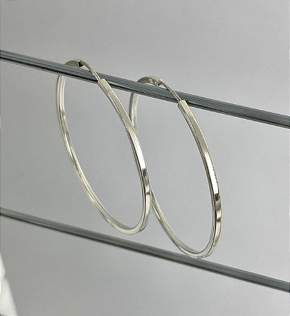 Argola Lisa em Prata 925 (3,5cm)