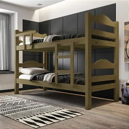 Beliche de Madeira com Proteção Lateral - Malibu