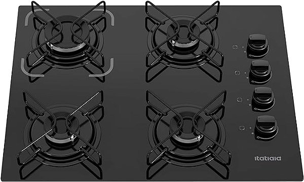 Cooktop ITATIAIA ESSENCIAL 4 BOCAS