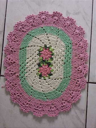 Tapete de crochê