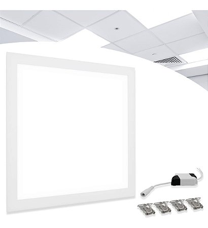 LUMINARIA LED EMBUTIR QUADRADA 36W 40X40 6500K REF LLEQ636IF