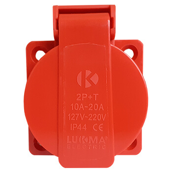 TOMADA INDUSTRIAL EMBUTIR 2P+T 10-20A VM REF 40084