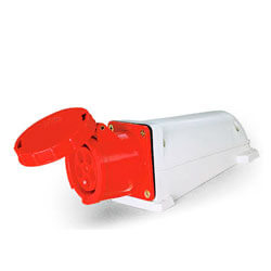 TOMADA INDUSTRIAL SOBREPOR 3P+T+N 63A VM 380V REF40079-LUKMA