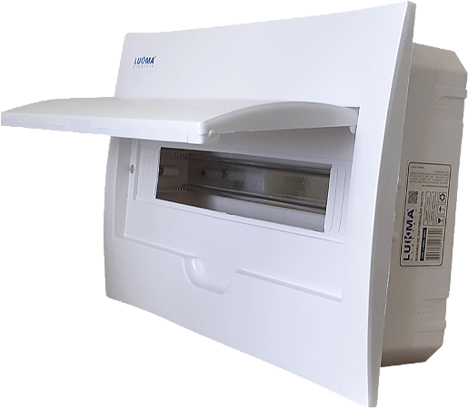 QUADRO EMBUTIR PVC 08 DISJ REF 86008-LUKMA