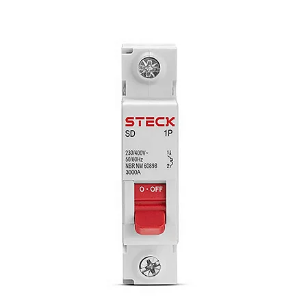 DISJUNTOR UNIPOLAR 63A CURVA C 3KA SDD61C63-STECK