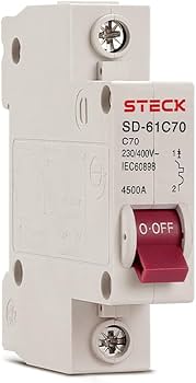 DISJUNTOR UNIPOLAR 70A CURVA C 4.5KA SD61C70-STECK
