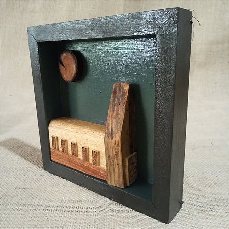 Quadrinho para Decoração (igrejinha ao luar)