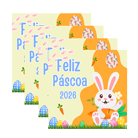 30 Adesivos De Páscoa 9 Cm Para Sacolinha Surpresa