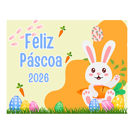 16 Adesivos Páscoa Para Maleta Acrílica 7x9 Cm Coelhinho