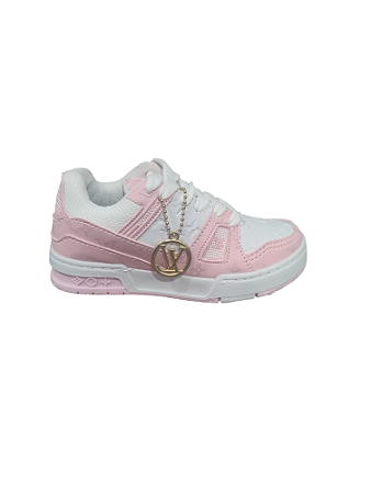 Tênis Infantil Louis Vuitton Rosa e Azul