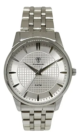 Relogio Feminino Tuguir Analogico 9182B Prata Original Certificado com Garantia a Prova D´agua, Caixa Personalizada