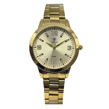 Relógio Feminino Tuguir Analógico TG188 Dourado